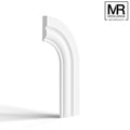 Torus 2 Flexible MDF Architrave Board-MR Mouldings Ltd