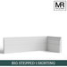 Big Stepped 1 MDF Skirting Board-MR Mouldings Ltd