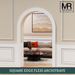Square Edge Flexible MDF Architrave Board-MR Mouldings Ltd