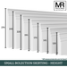 Mini Bolection MDF Flexible Skirting Board-MR Mouldings Ltd