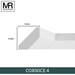Splayed MDF Cornice Coving-MR Mouldings Ltd