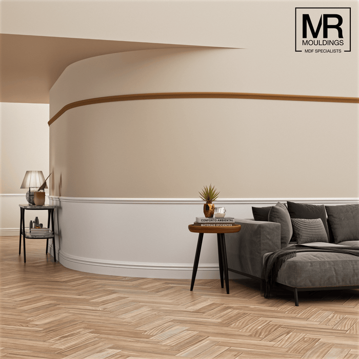 Regency Flexible MDF Picture Rail Mould-MR Mouldings Ltd