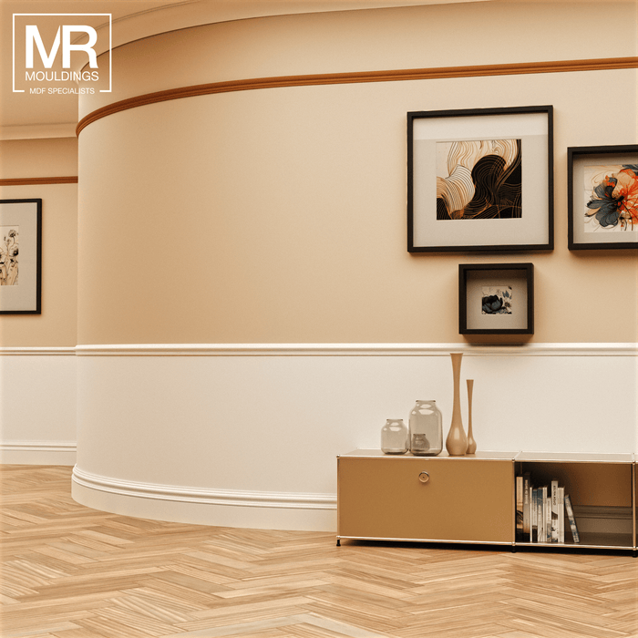 Regency Flexible MDF Picture Rail Mould-MR Mouldings Ltd