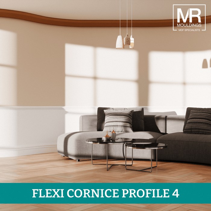 Splayed Flexible MDF Cornice Coving-MR Mouldings Ltd