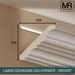 Large Georgian LED MDF Cornice Coving-MR Mouldings Ltd