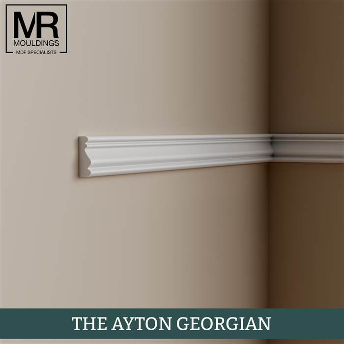 The Ayton Georgian Tulip Dado Rail-MR Mouldings Ltd