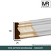 The Ayton Georgian Tulip Dado Rail-MR Mouldings Ltd