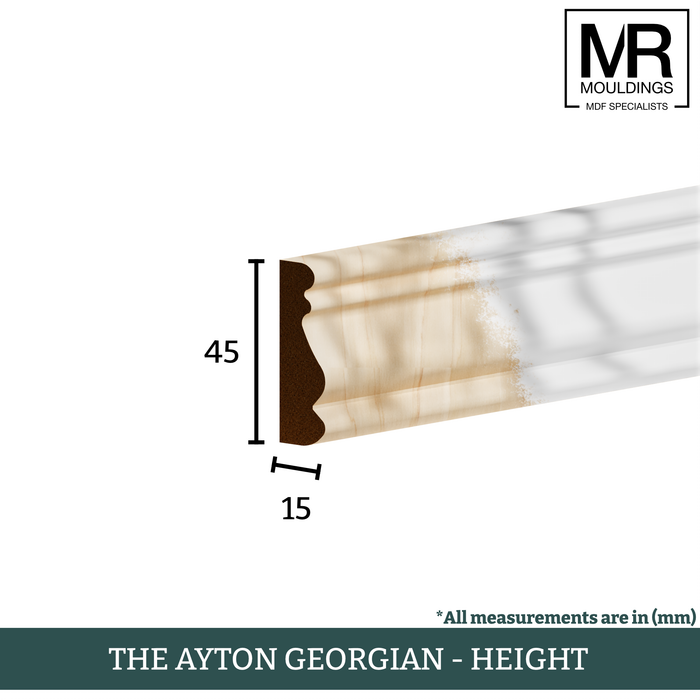 The Ayton Georgian Tulip Panel Mould-MR Mouldings Ltd