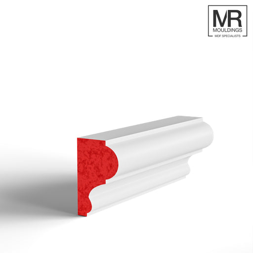 Newbury Fire Rated MDF Dado Rail-MR Mouldings Ltd