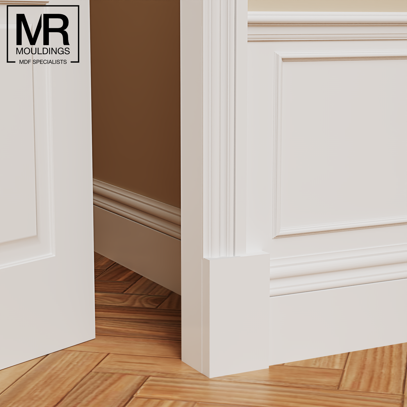 Square MDF Plinth Block