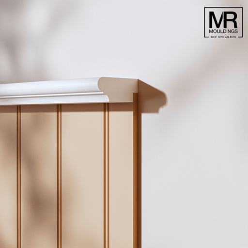 Decorative Bullnosed MDF Rebated Dado Trim-MR Mouldings Ltd