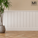 Decorative Bullnosed MDF Rebated Dado Trim-MR Mouldings Ltd