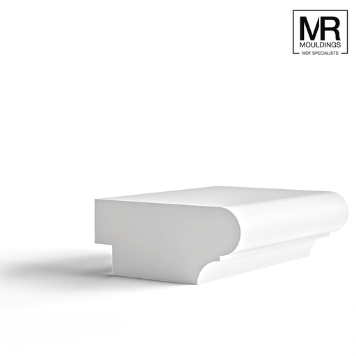 Decorative Bullnosed MDF Rebated Dado Trim-MR Mouldings Ltd
