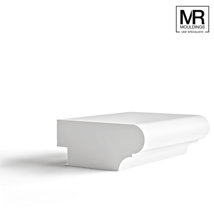 Decorative Bullnosed MDF Rebated Dado Trim-MR Mouldings Ltd
