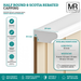 Decorative Bullnosed MDF Rebated Dado Trim-MR Mouldings Ltd