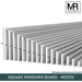 Square Edge MDF Window Board-MR Mouldings Ltd