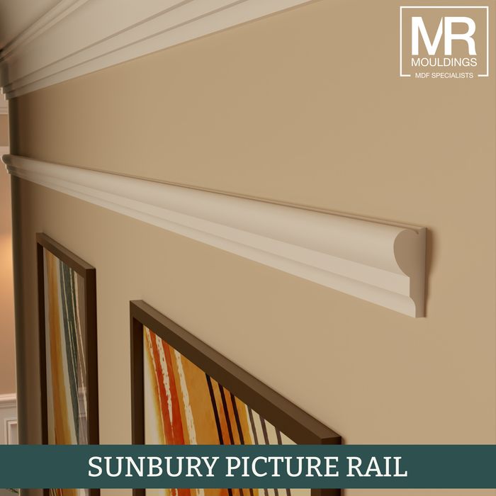Regency MDF Picture Rail-MR Mouldings Ltd