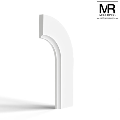 Scallop Flexible MDF Architrave Board-MR Mouldings Ltd