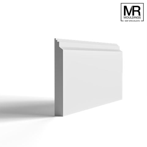 Mini Stepped MDF Skirting Board-MR Mouldings Ltd