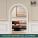 Scallop and Groove Flexible MDF Architrave Board-MR Mouldings Ltd