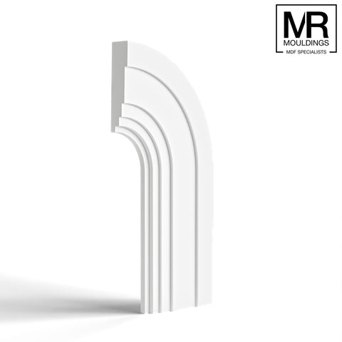 Big Stepped 1 Flexible MDF Architrave Board-MR Mouldings Ltd