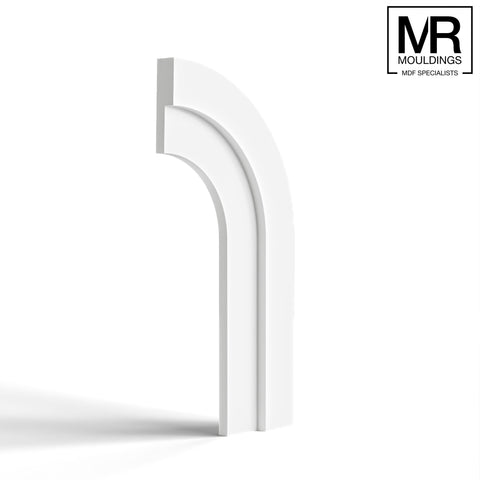 Stepped 2 Flexible MDF Architrave Board-MR Mouldings Ltd