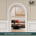Big Stepped 3 Flexible MDF Architrave Board-MR Mouldings Ltd