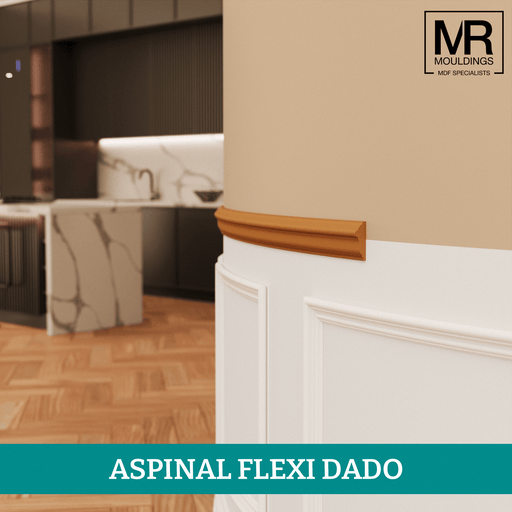 Aspinal Flexible MDF Dado Mould-MR Mouldings Ltd