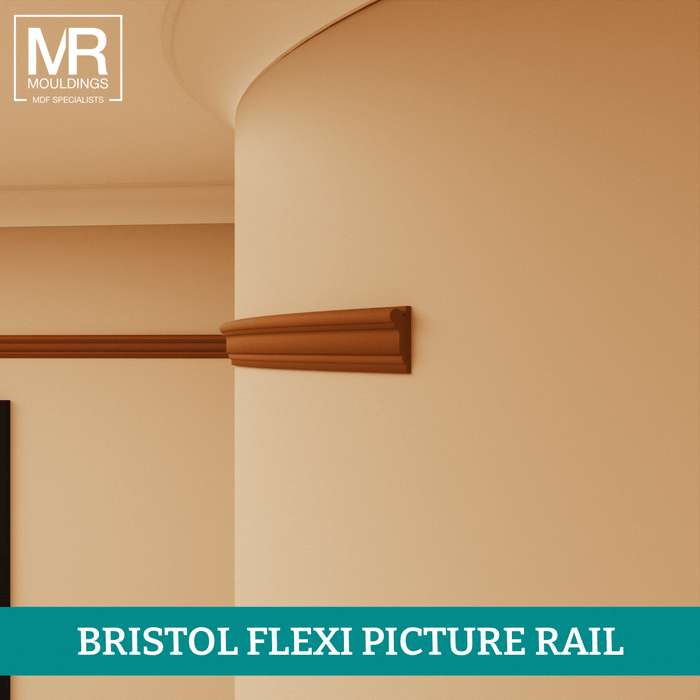 Victorian Flexible MDF Picture Rail Mould-MR Mouldings Ltd