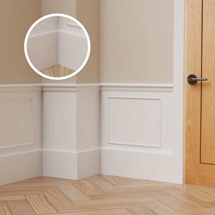 Pencil Round MDF Skirting Board-MR Mouldings Ltd
