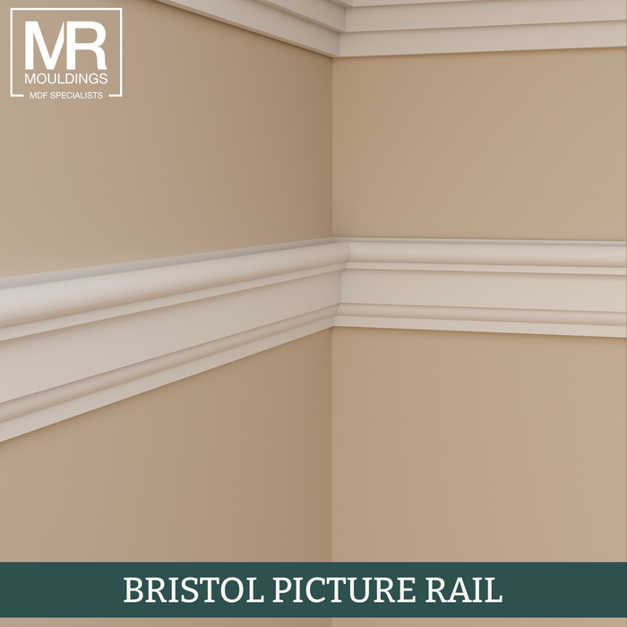 Victorian MDF Picture Rail-MR Mouldings Ltd