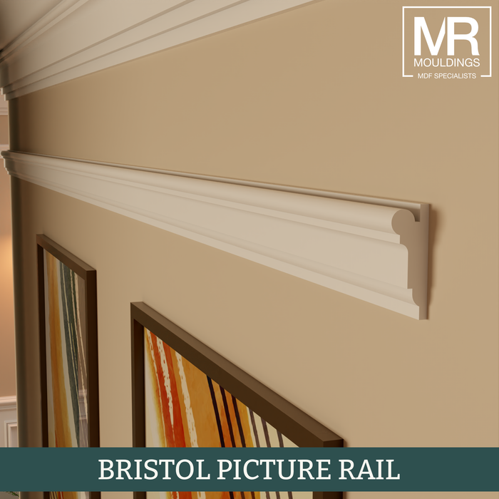 Victorian MDF Picture Rail-MR Mouldings Ltd