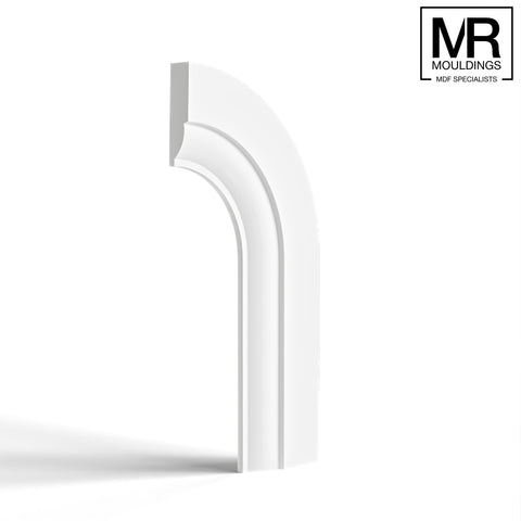 Mini Ovolo Flexible MDF Architrave Board-MR Mouldings Ltd