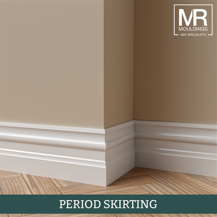 Period MDF Flexible Skirting Board-MR Mouldings Ltd