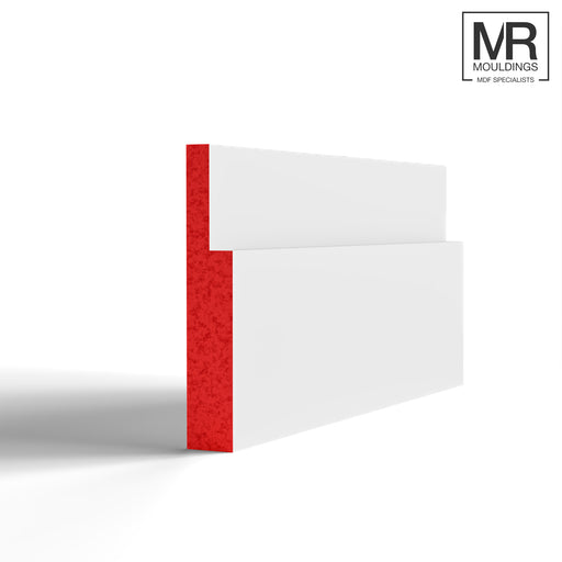 Big Stepped 2 Fire Rated MDF Skirting Board-MR Mouldings Ltd