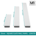 22mm Square Strips Wall Panel Kit-MR Mouldings Ltd