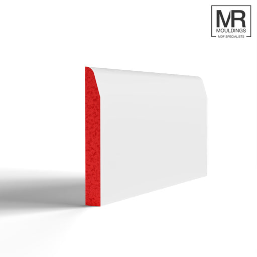 Chamfered Rounded Fire Rated MDF Skirting Board-MR Mouldings Ltd