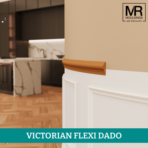 Victorian Flexible MDF Dado Mould-MR Mouldings Ltd