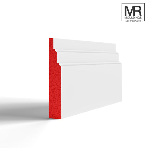 Big Stepped 3 Fire Rated MDF Skirting Board-MR Mouldings Ltd