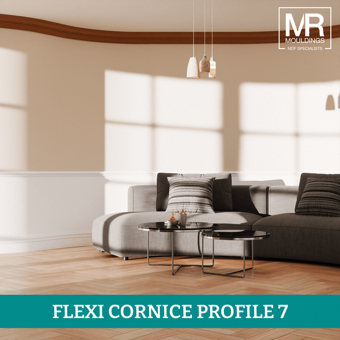 Large Georgian Flexible MDF Cornice Coving-MR Mouldings Ltd