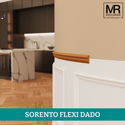 Sorento Flexible MDF Dado Mould-MR Mouldings Ltd