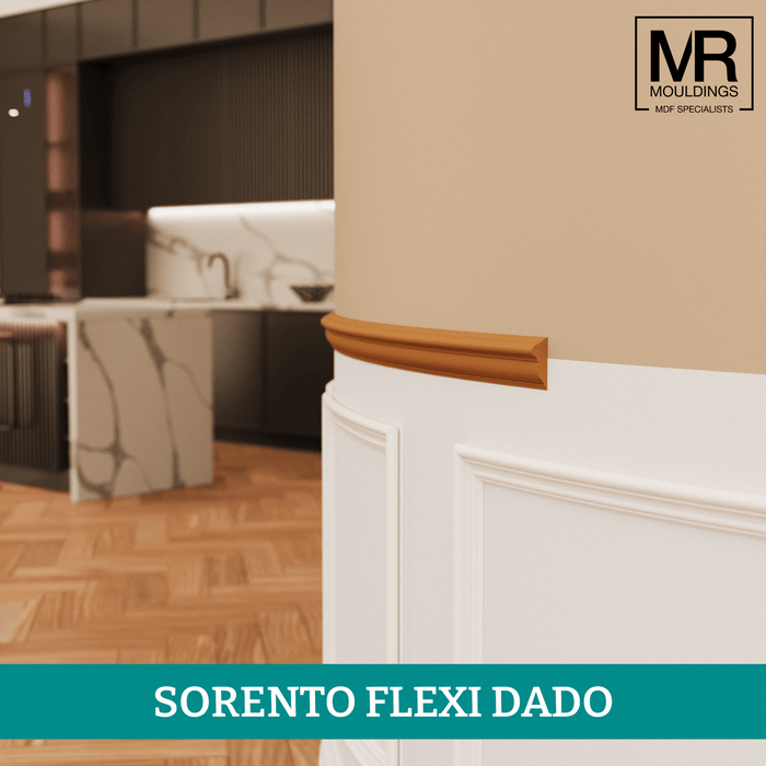 Sorento Flexible MDF Dado Mould-MR Mouldings Ltd