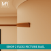 Torus Flexible MDF Picture Rail Mould-MR Mouldings Ltd