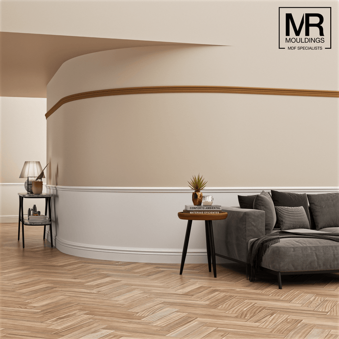 Torus Flexible MDF Picture Rail Mould-MR Mouldings Ltd