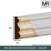 The Broughton Victorian Tulip Dado Rail-MR Mouldings Ltd