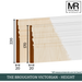 The Broughton Victorian Tulip Skirting Board-MR Mouldings Ltd