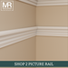 Torus MDF Picture Rail-MR Mouldings Ltd