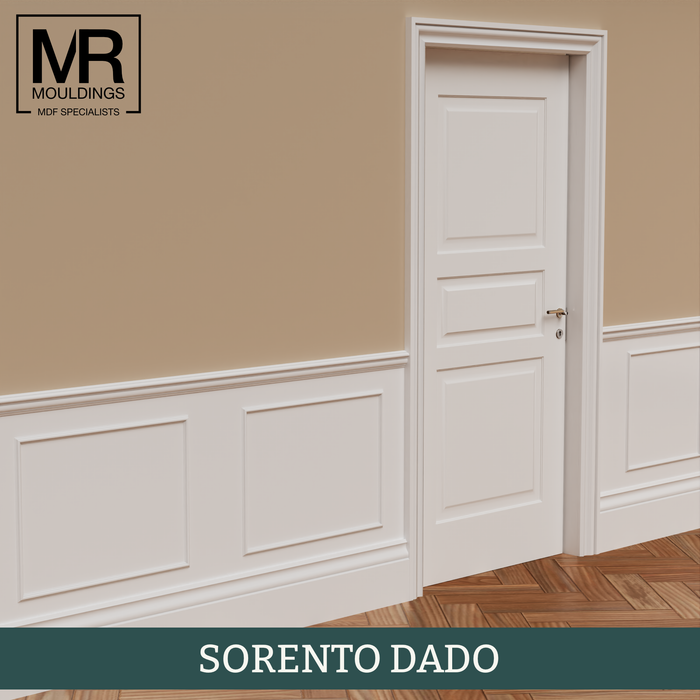 Lambs Tongue MDF Dado Rail-MR Mouldings Ltd