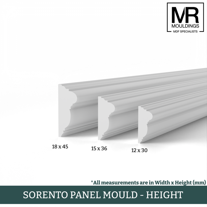 Sorento MDF Panel Mould-MR Mouldings Ltd