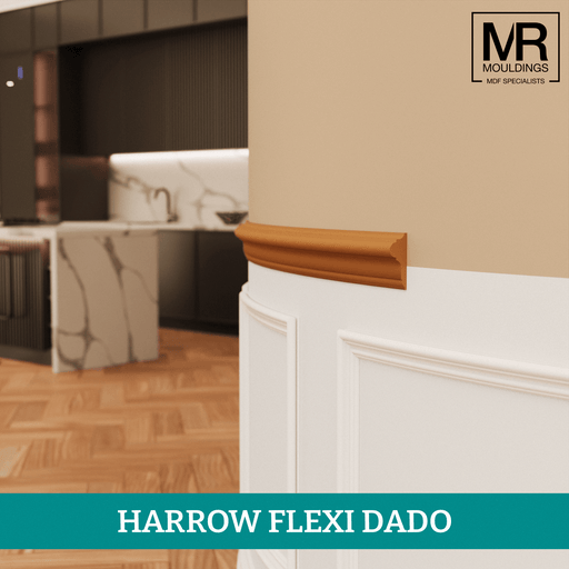 Harrow Flexible MDF Dado Mould-MR Mouldings Ltd
